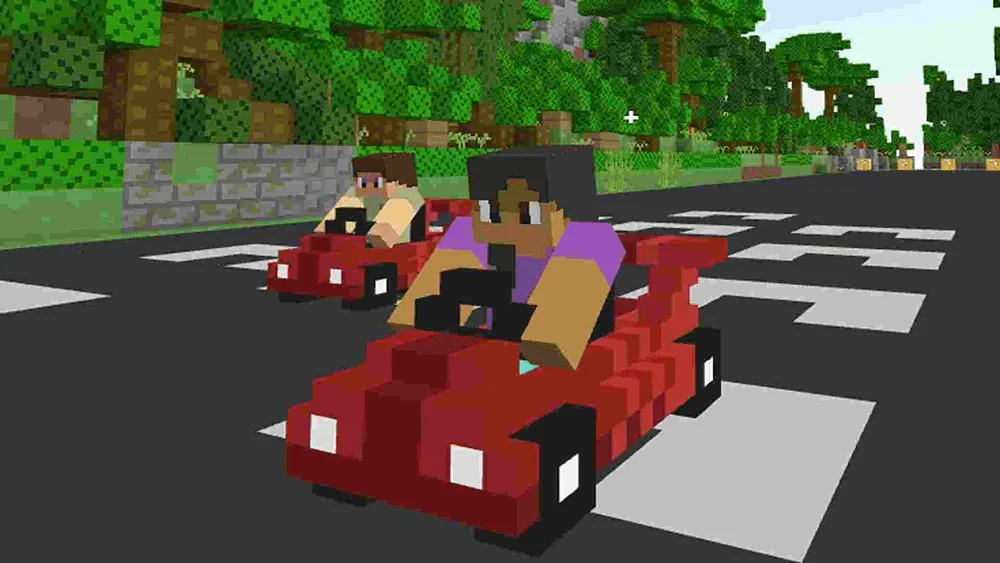 Bloxd characters racing